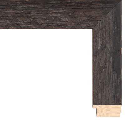 Rustic Dark Wood Picture Frame