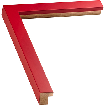Red picture outlet frame