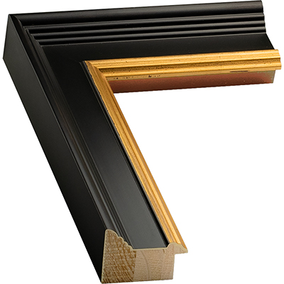 Black and gold store photo frame