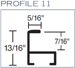 Metal Picture Frame Profile