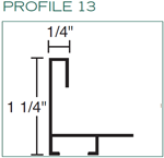 Metal Picture Frame Profile