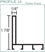 Metal Picture Frame Profile