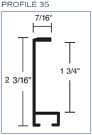 Metal Picture Frame Profile