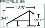 Metal Picture Frame Profile