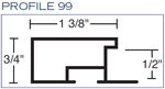 Metal Picture Frame Profile