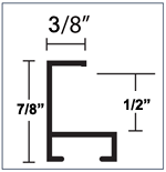 Metal Picture Frame Profile