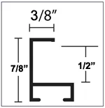 Metal Picture Frame Profile