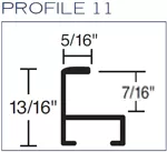 Metal Picture Frame Profile