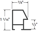 Metal Picture Frame Profile