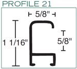 Metal Picture Frame Profile