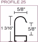 Metal Picture Frame Profile
