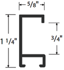 Metal Picture Frame Profile