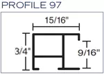 Metal Picture Frame Profile