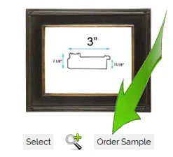 closed corner collection frame samples