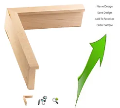 custom wood product frame samples