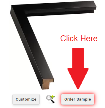 Order sample button example for standard wood frames